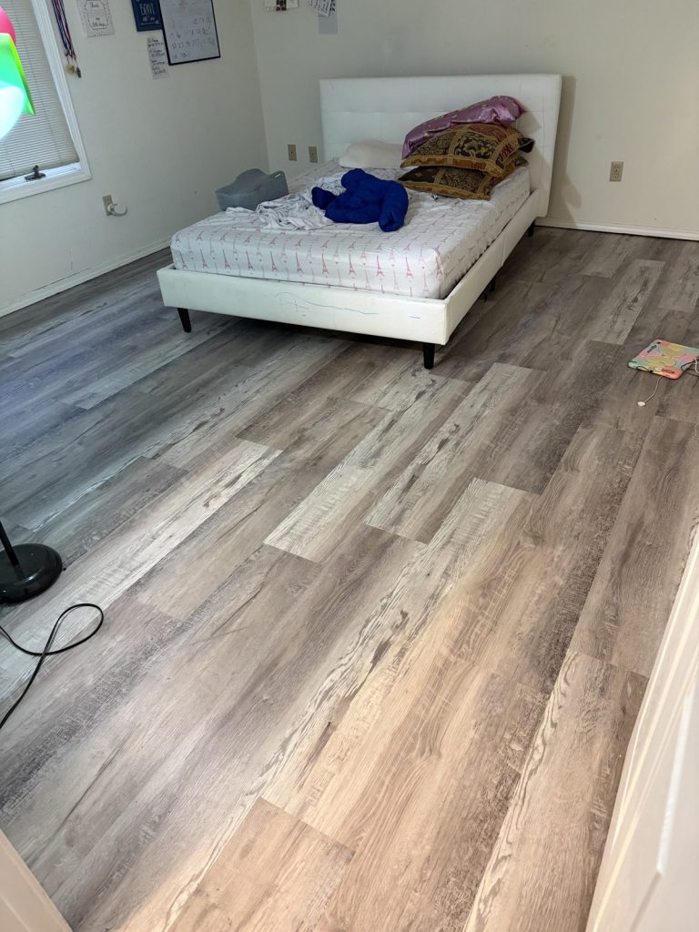 Bedroom after Legend Movers set up furniture